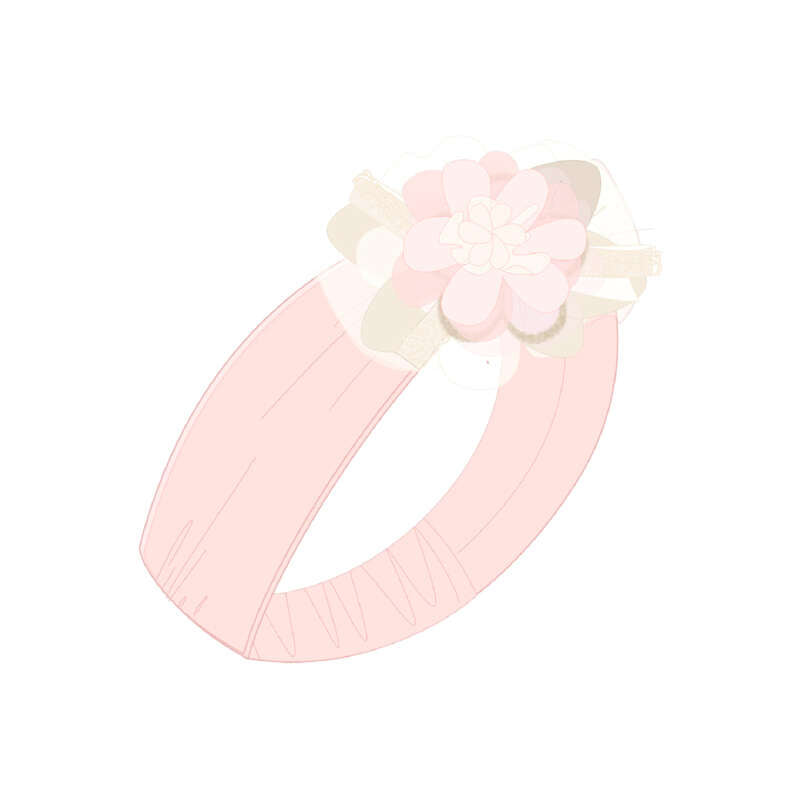 Baby Headband w Flower-Mayoral Sp26