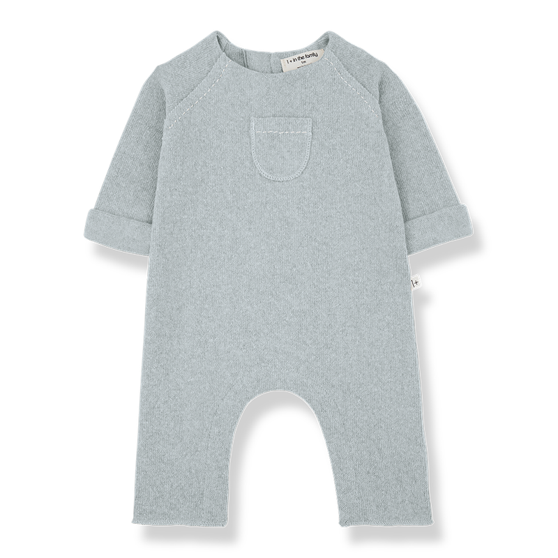 Georges Cloud Knit Romper w.Pocket- More in the Family FW25