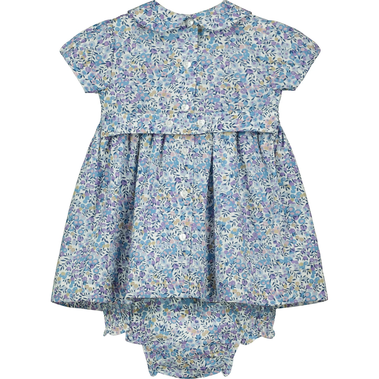 Hyacinth Blue Liberty Print Dress - Question Everything