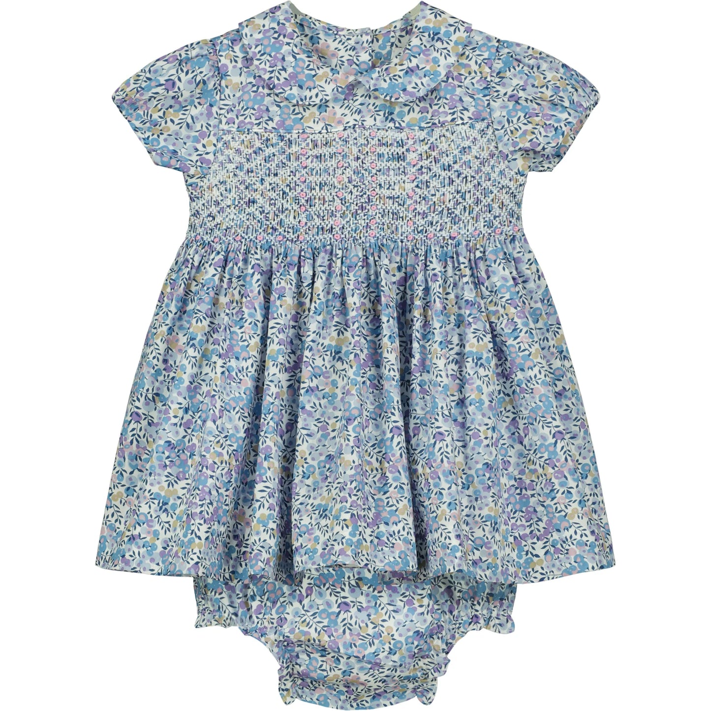 Hyacinth Blue Liberty Print Dress - Question Everything