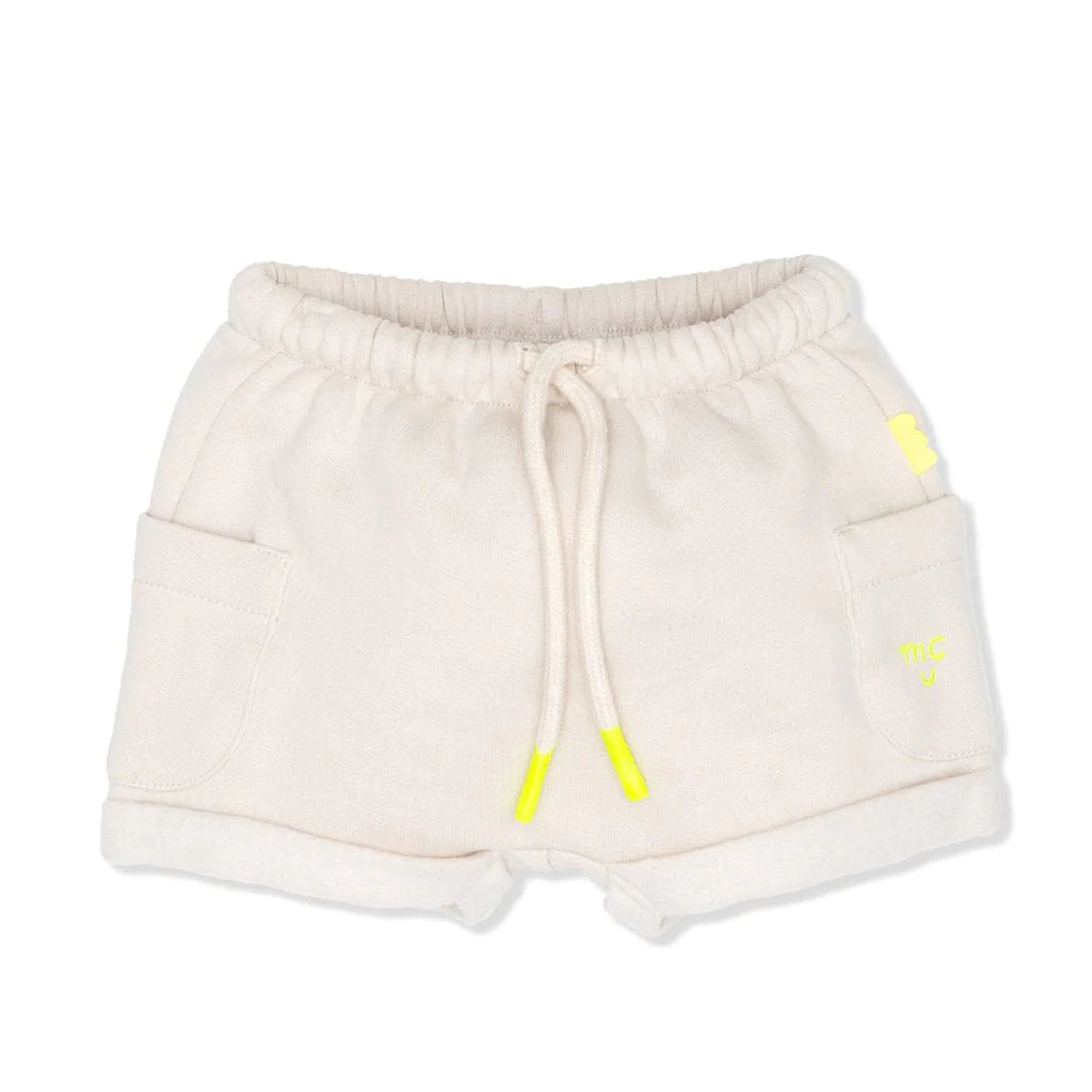 Recycled Cotton Baby Shorts - Mon Coeur SS24