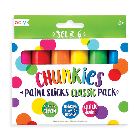 Set of 6 Chunkies Paint Sticks - Ooly