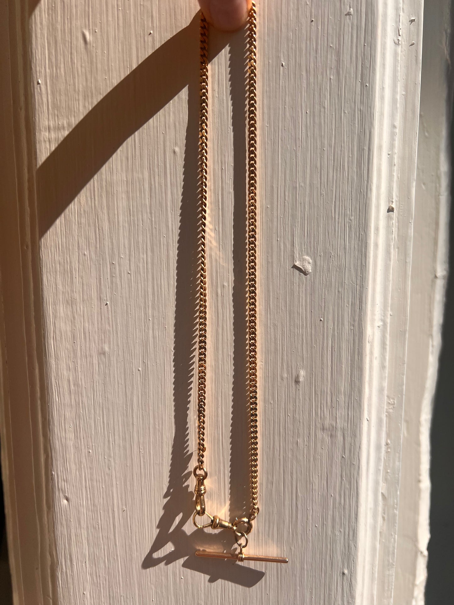 Antique 14k Curb Watch Chain
