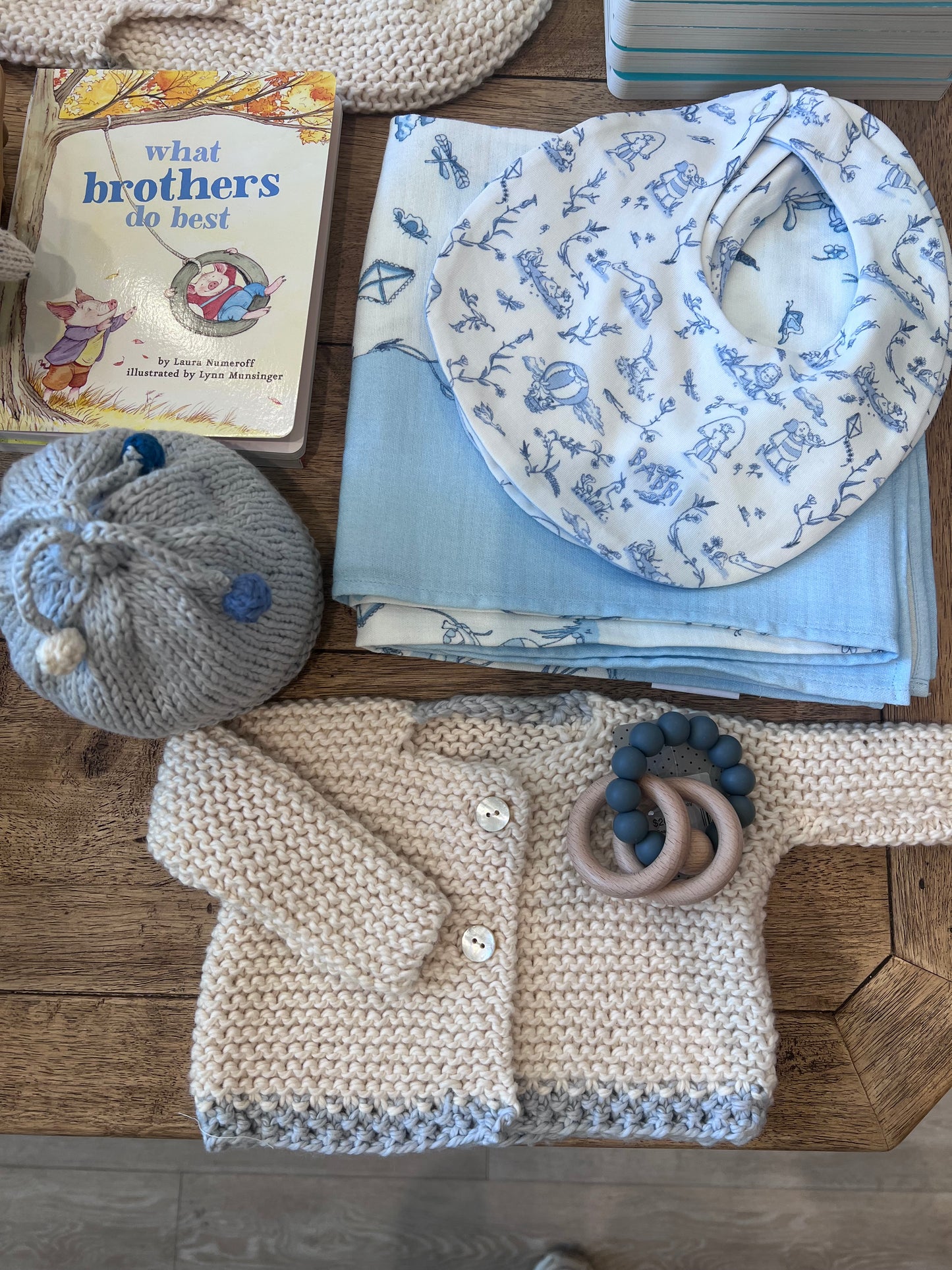 Hand Knit Baby Cardigan- Sew Great Detroit