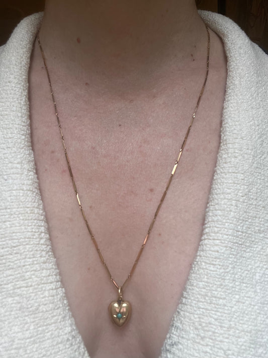 14k Bar Link Watchchain