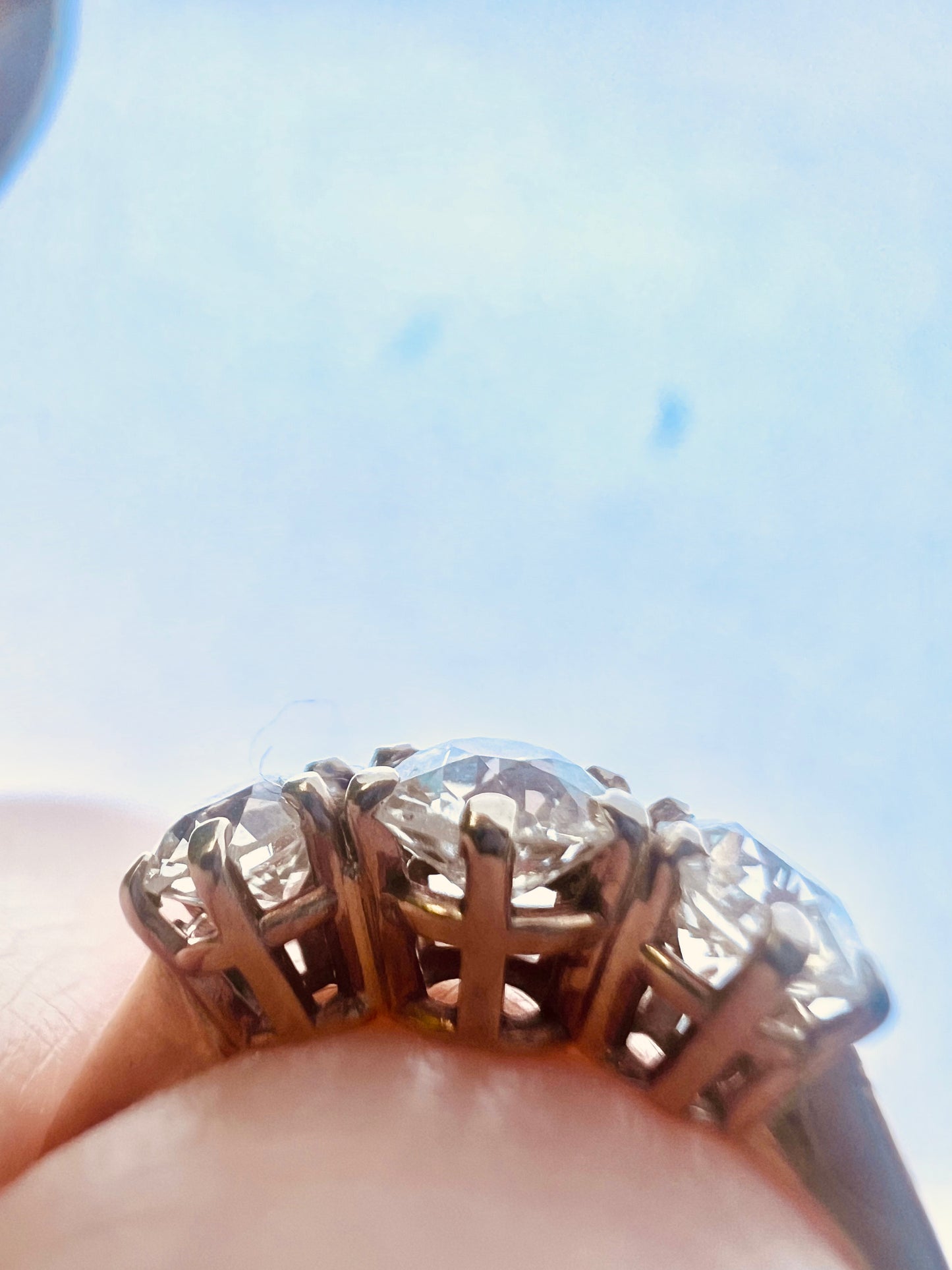 Antique 3-Stone Diamond Ring