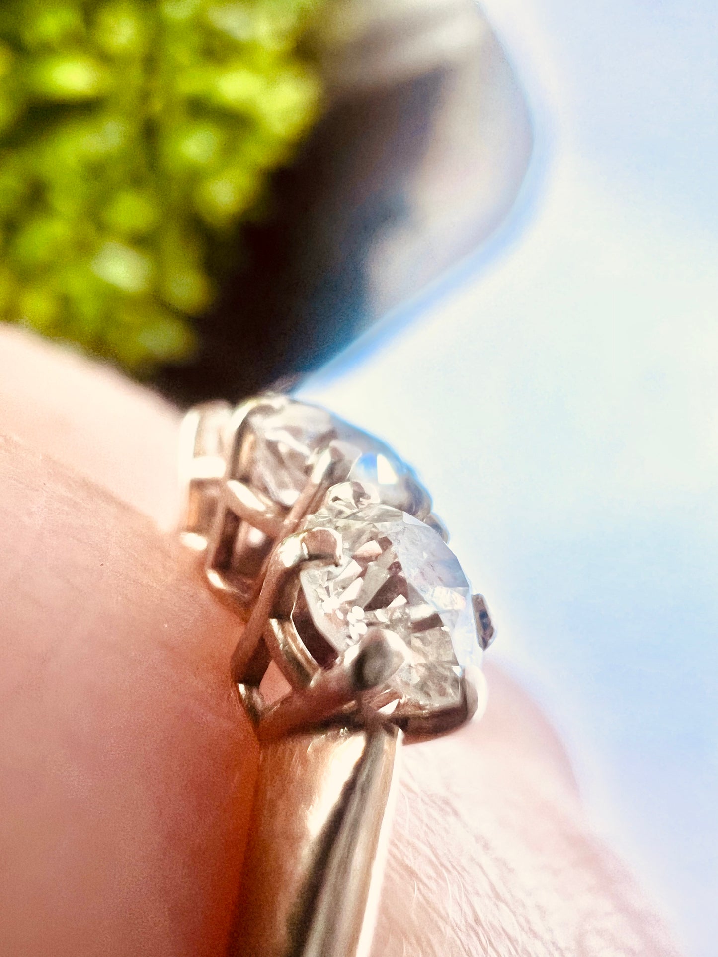 Antique 3-Stone Diamond Ring