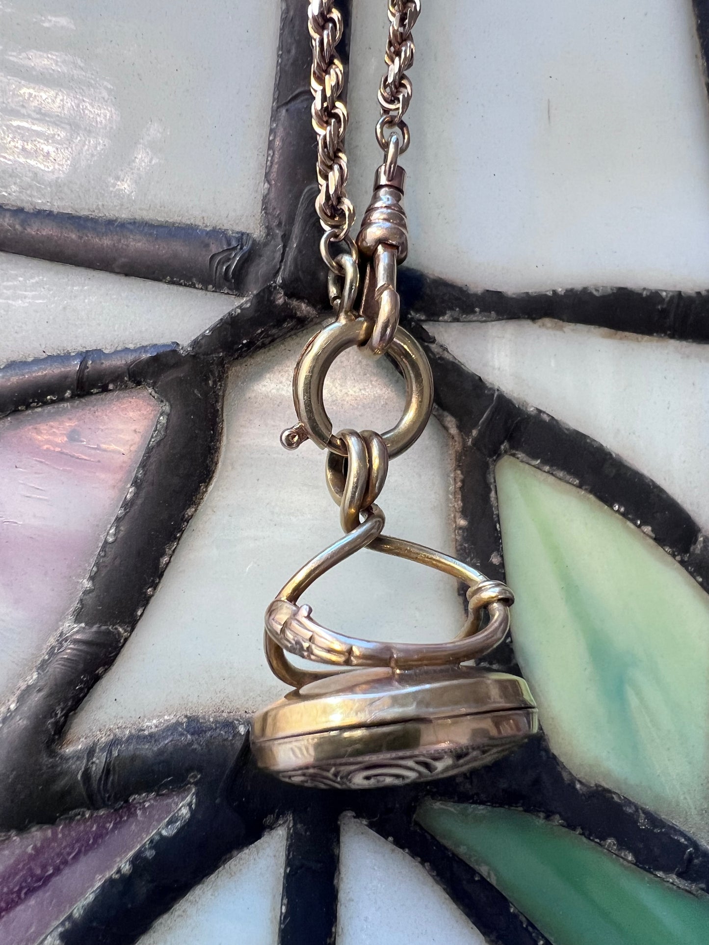 Late Victorian Ouroboros Fob Locket