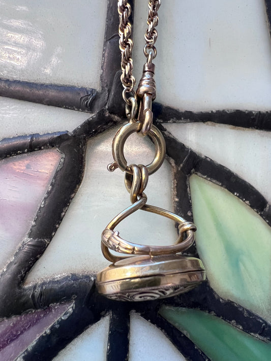 Late Victorian Ouroboros Fob Locket