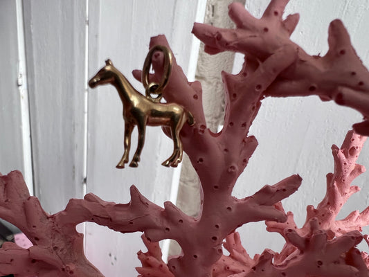 Vintage 14K Horse Charm