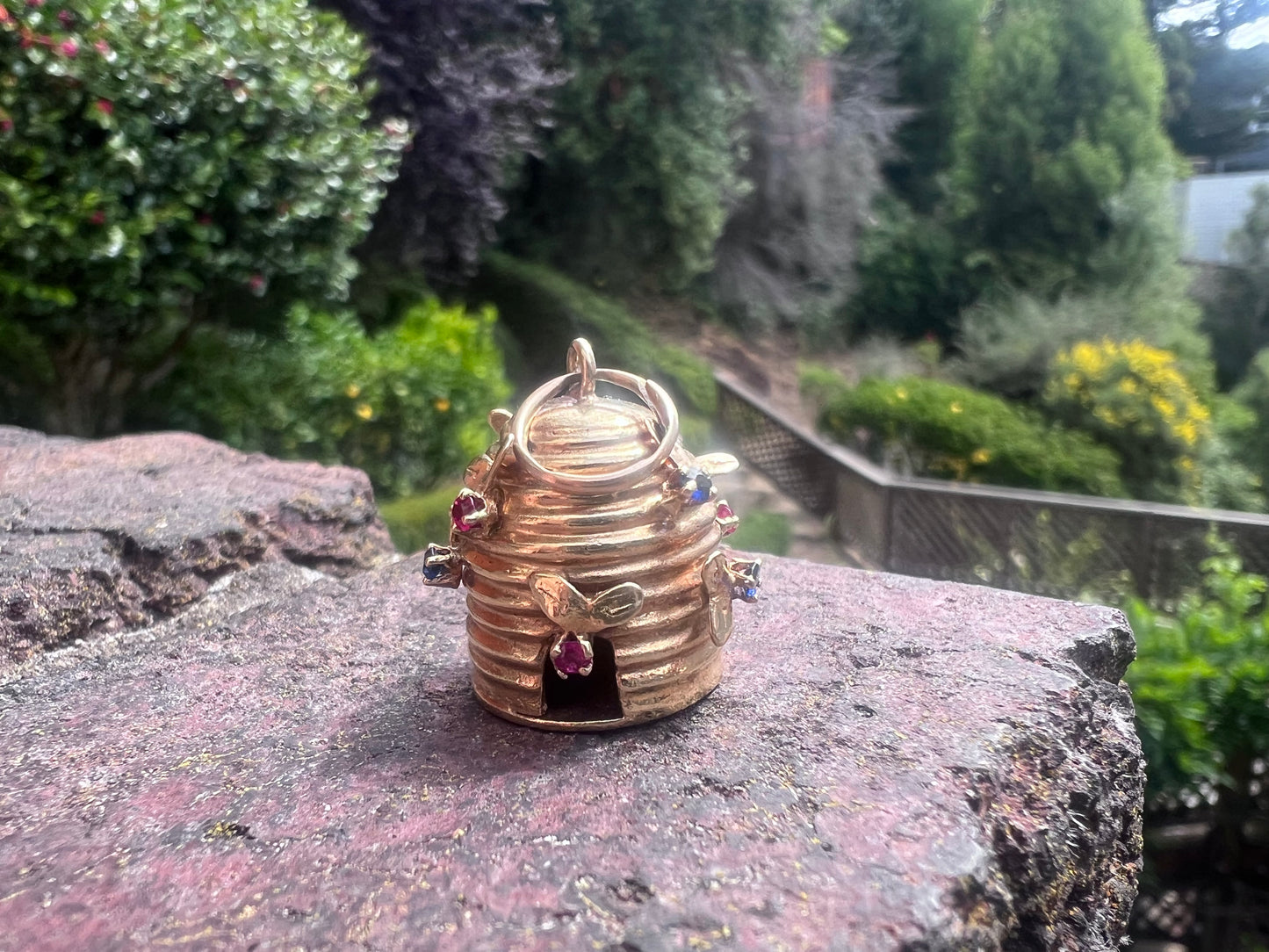 Vintage Figural Beehive Charm