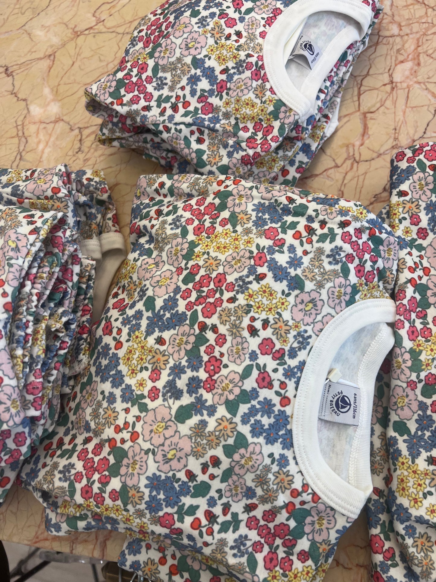 Multi  Floral LS Loungewear  - Petit Bateau FW26