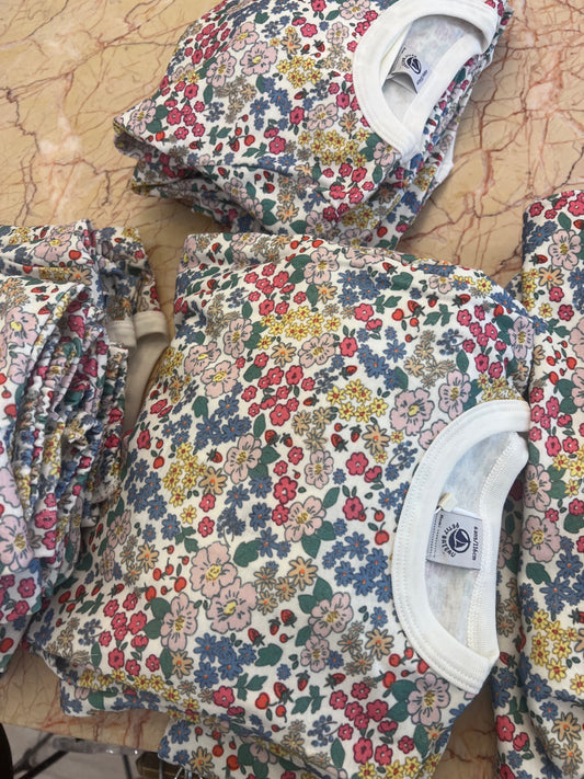 Multi  Floral LS Loungewear  - Petit Bateau FW26
