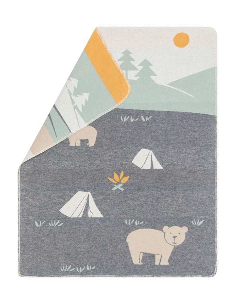 Camping Bear Blanket - David Fussenegger