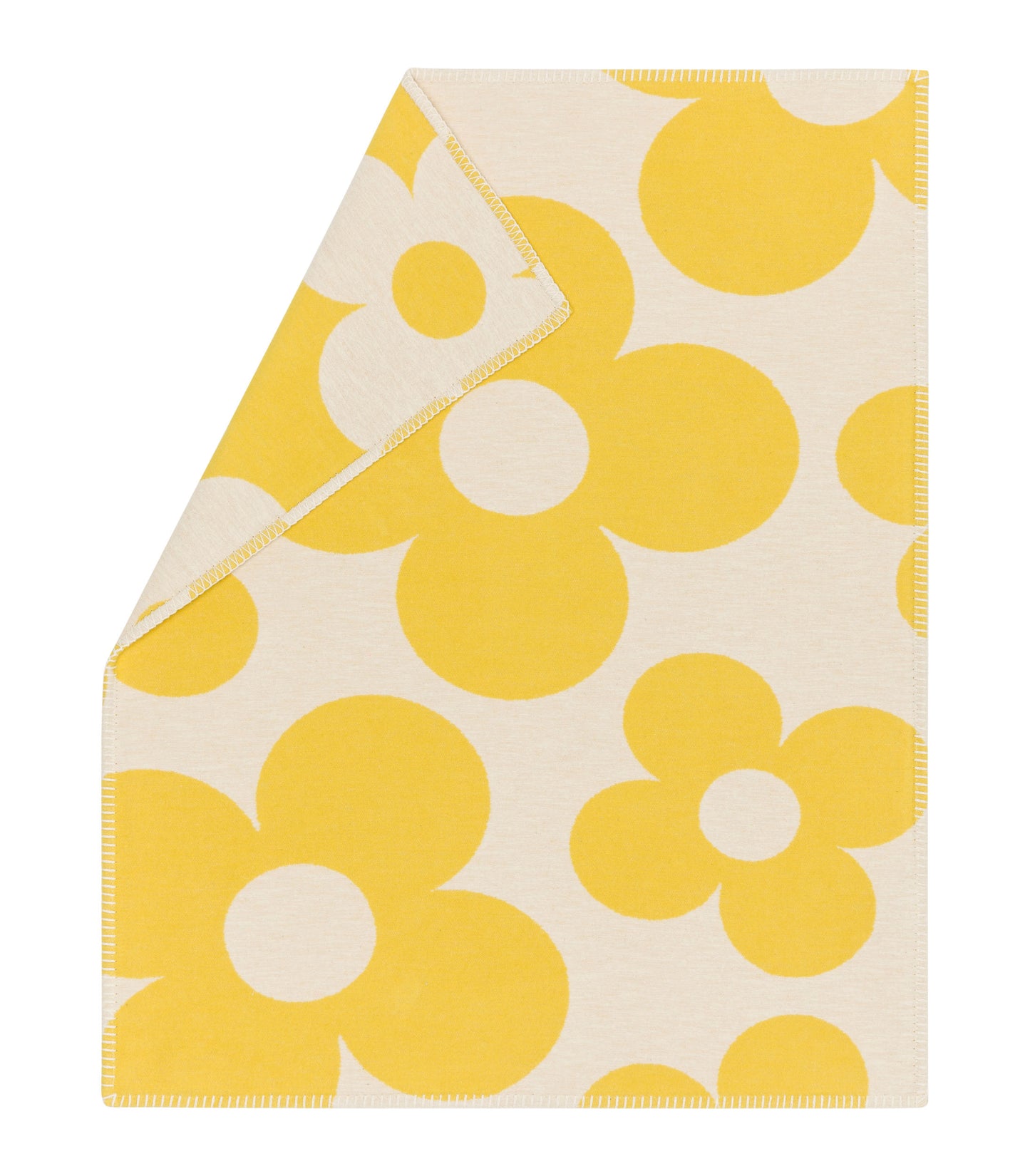Geometric Flowers 100% Organic Cotton Blanket - David Fussenegger