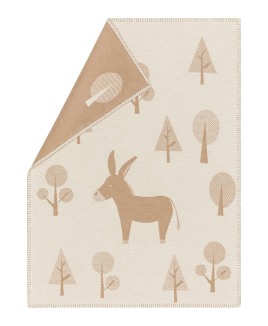 Forest Donkey 100% Organic Cotton Blanket - David Fussenegger