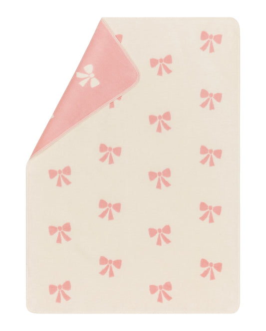 Bows Allover  Baby Blanket - David Fussenegger