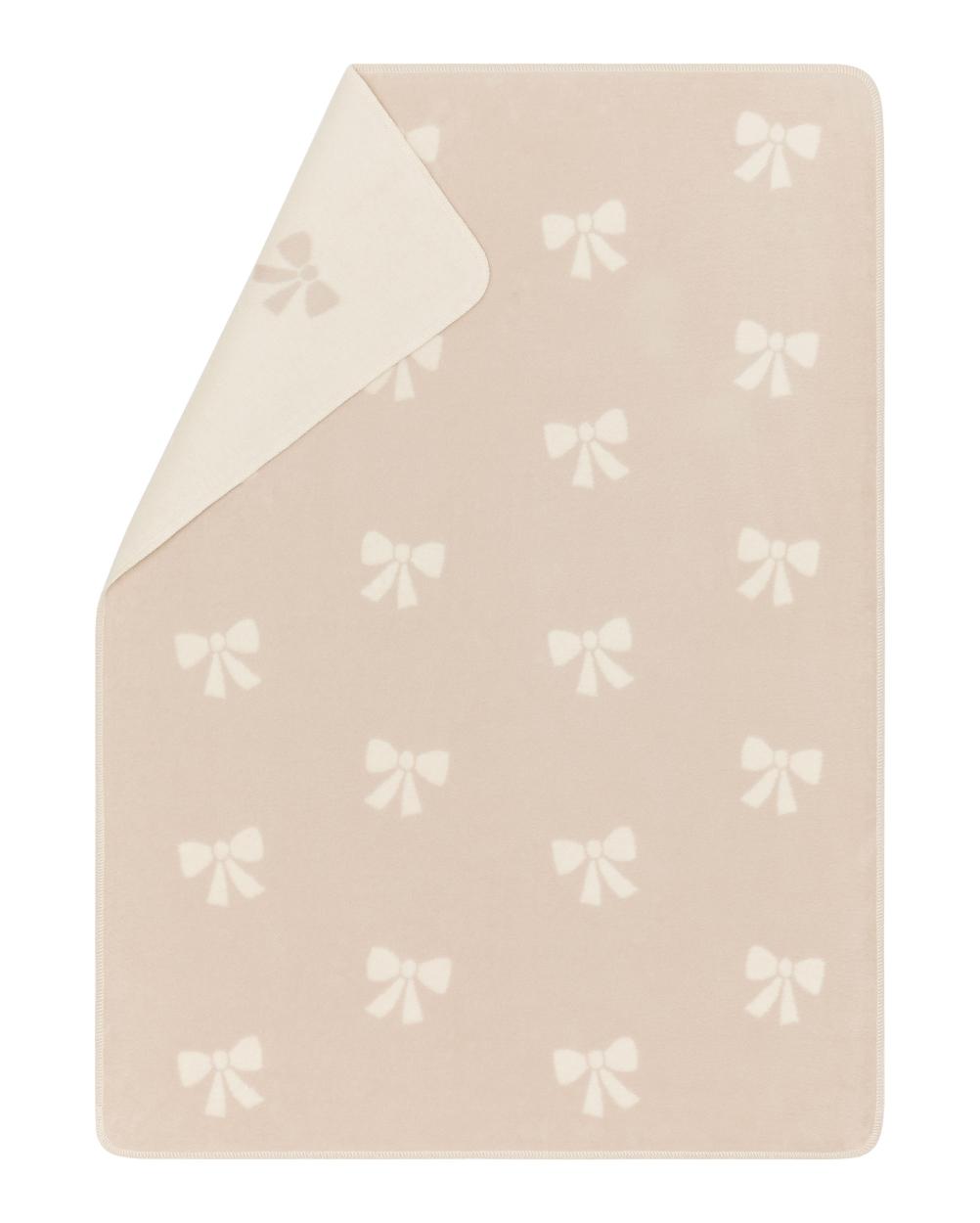Bows Allover  Baby Blanket - David Fussenegger