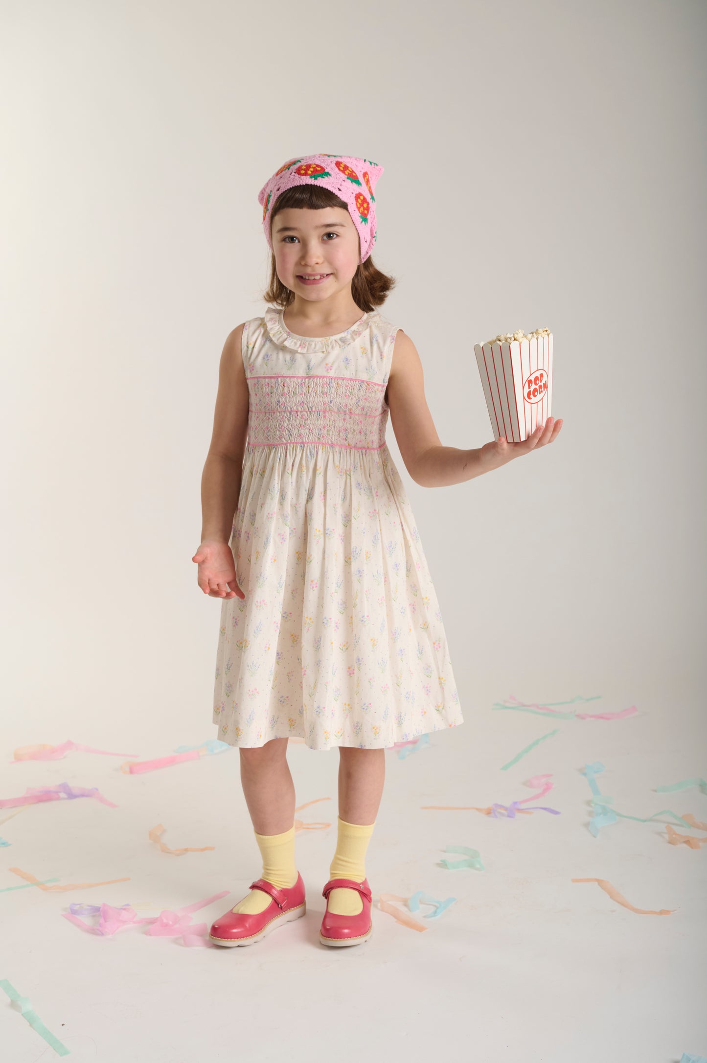 Kaycee Smocke Floral Sprigs Dress - Question Everything SP26