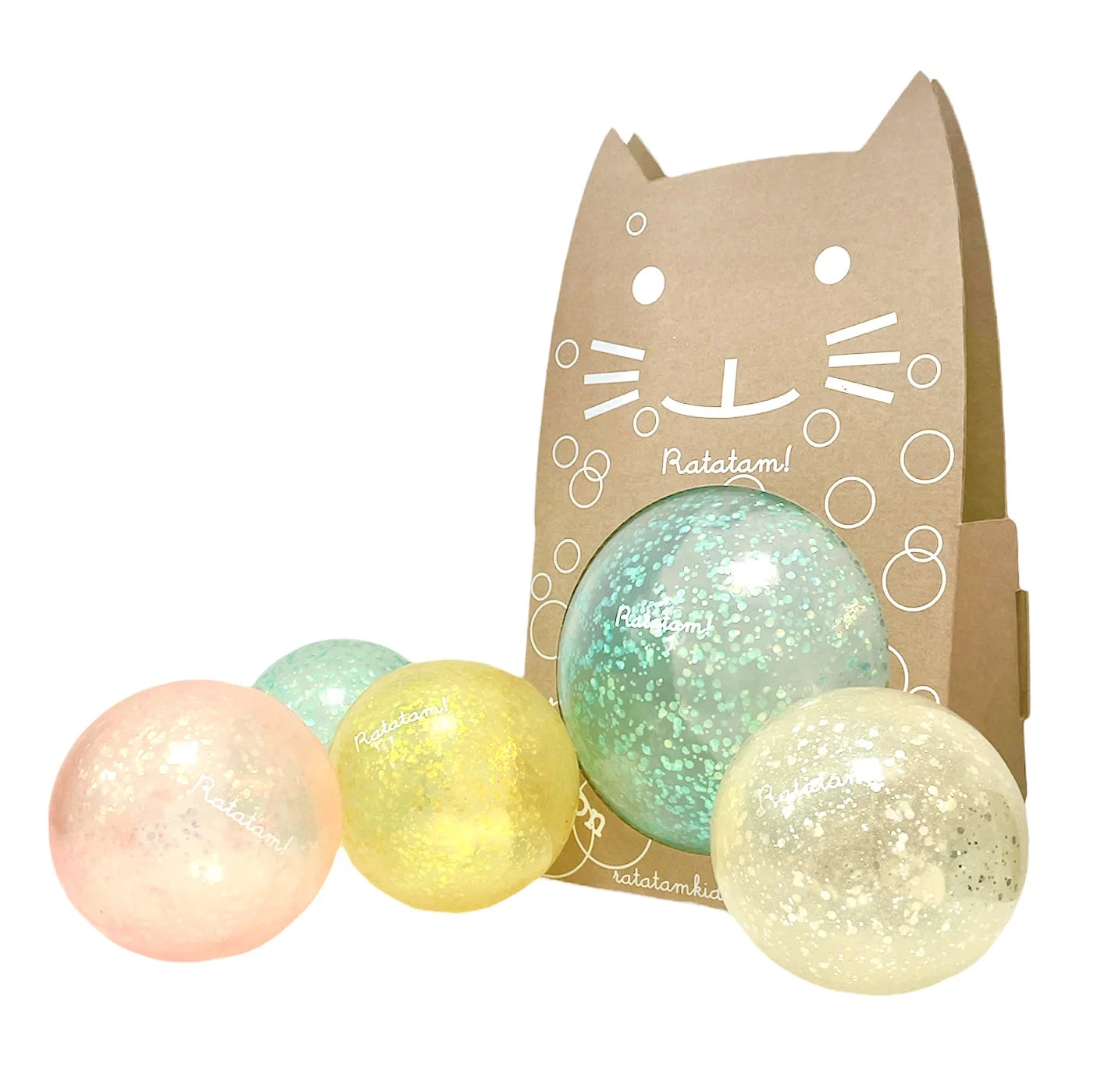 Cat Glitter Bubble Ball - Ratatam