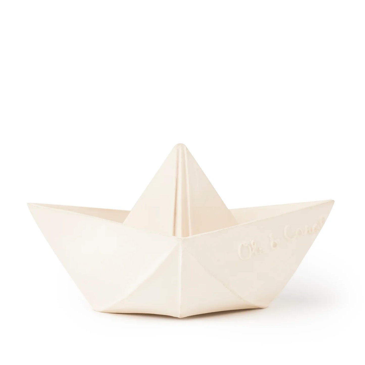 White Origami Boat - Oli & Carol