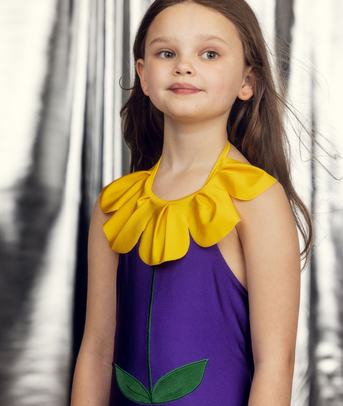 Flower Halterneck Swimsuit -Mini Rodini SP26