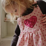 Nola Heart Overall Dress -Konges Slojd FW25