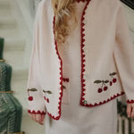Colette Cherry Cardigan-Konges Slojd FW25