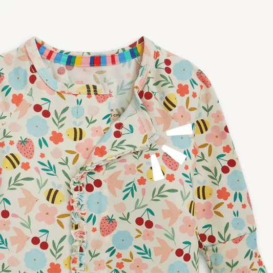 Honey Blossom Ruffle Coverall - Magnetic Me SP26