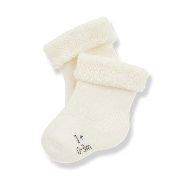 Terry Lined Baby Sock-One More in the Family SP26