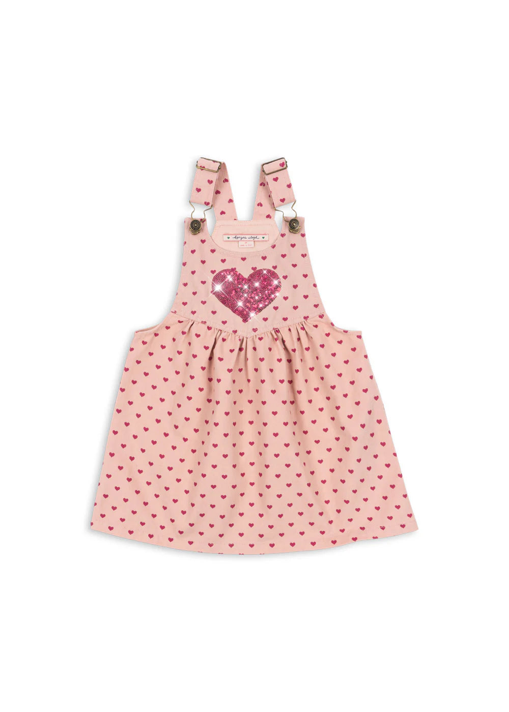 Nola Heart Overall Dress -Konges Slojd FW25