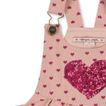 Nola Heart Overall Dress -Konges Slojd FW25