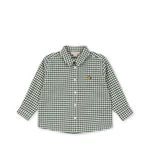 Foret Green Checked Shirt-Konges Slojd FW25