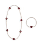 Ladybug Necklace & Bracelet-Konges Slojd