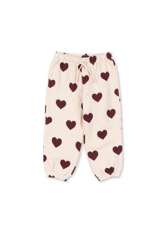 Lou Wine Heart Sweatpant-Konges Slojd FW25