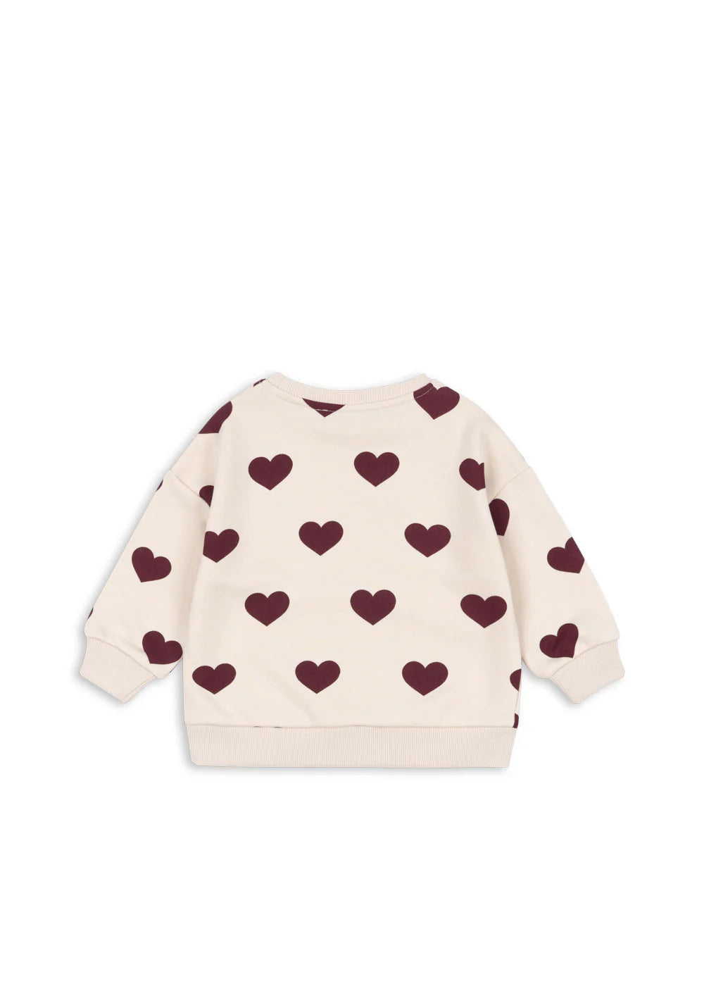 Lou Wine Heart Sweatshirt-Konges Slojd FW25