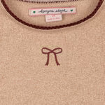 Roli Lurex Bow Dress-Konges Slojd FW25