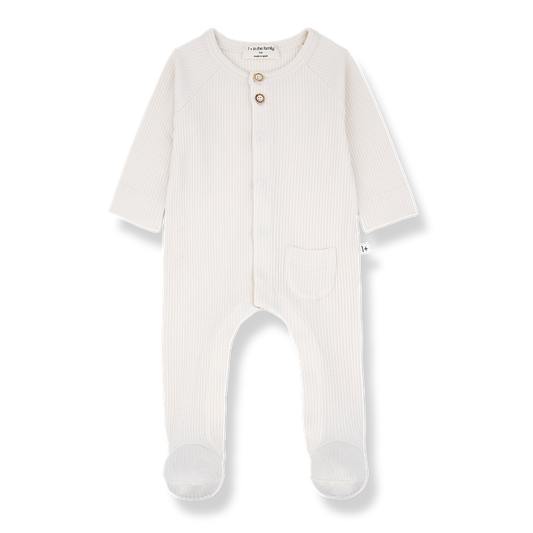 Pau Ribbed Footie- More in the Family SP26