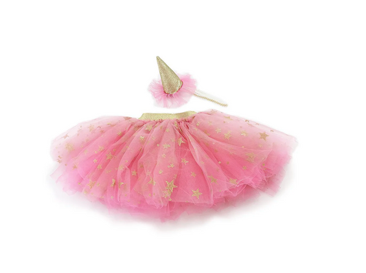 Tutu Skirt and Party Hat Dress Up Set - Mon Ami