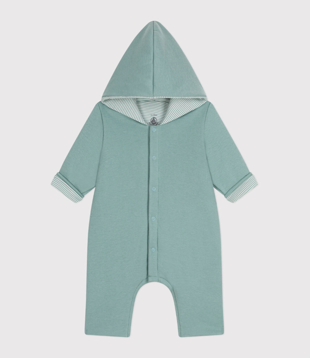 Green Hooded Coverall - Petit Bateau FW24