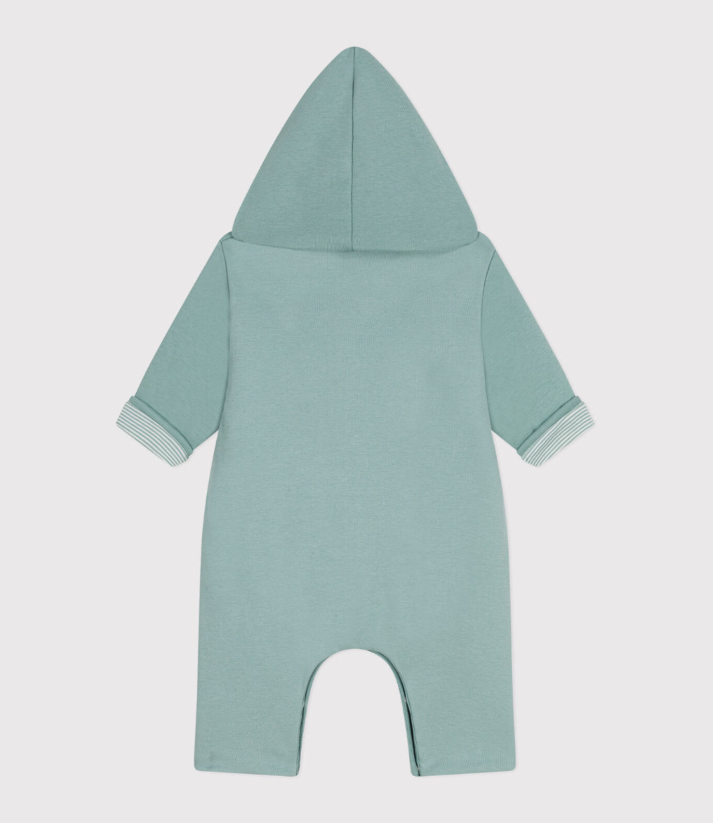 Green Hooded Coverall - Petit Bateau FW24