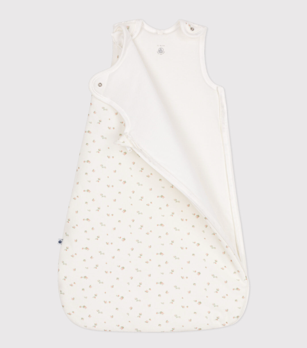 Floral Velour Sleep Bag - Petit Bateau FW24