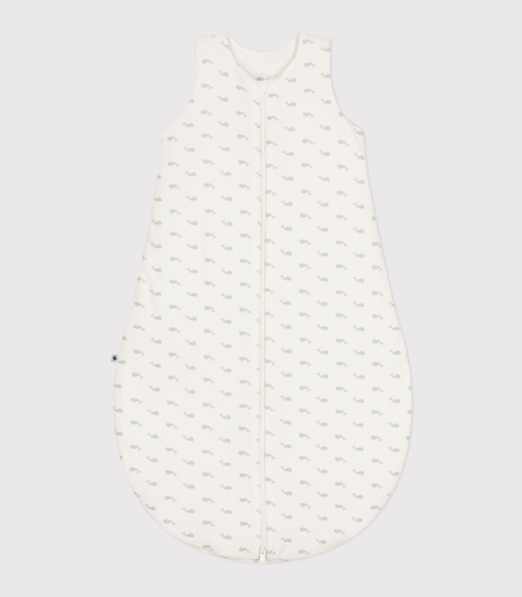 Mint Whales Sleep Bag - Petit Bateau FW24