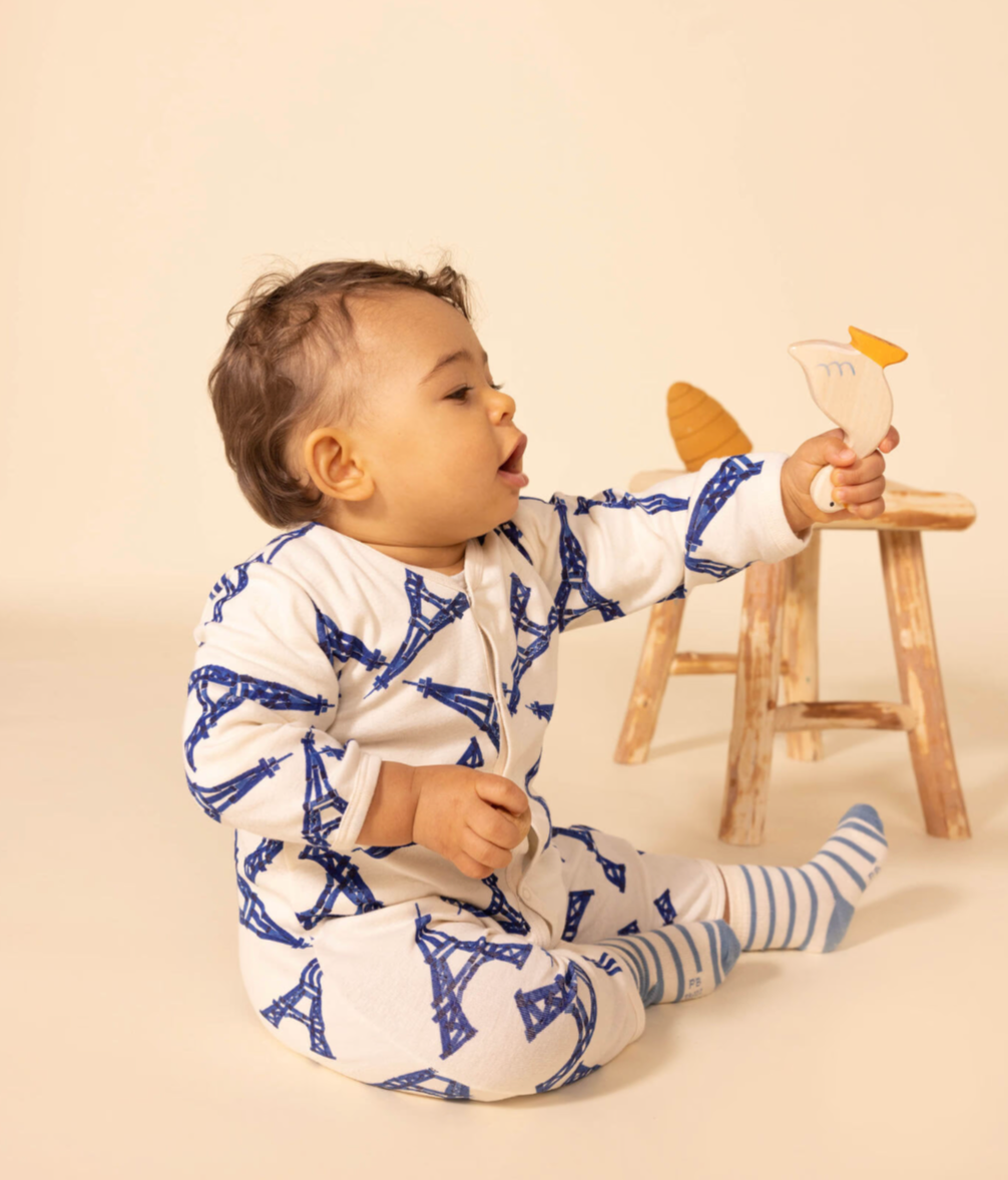 Eiffel Tower Romper - Petit Bateau FW24