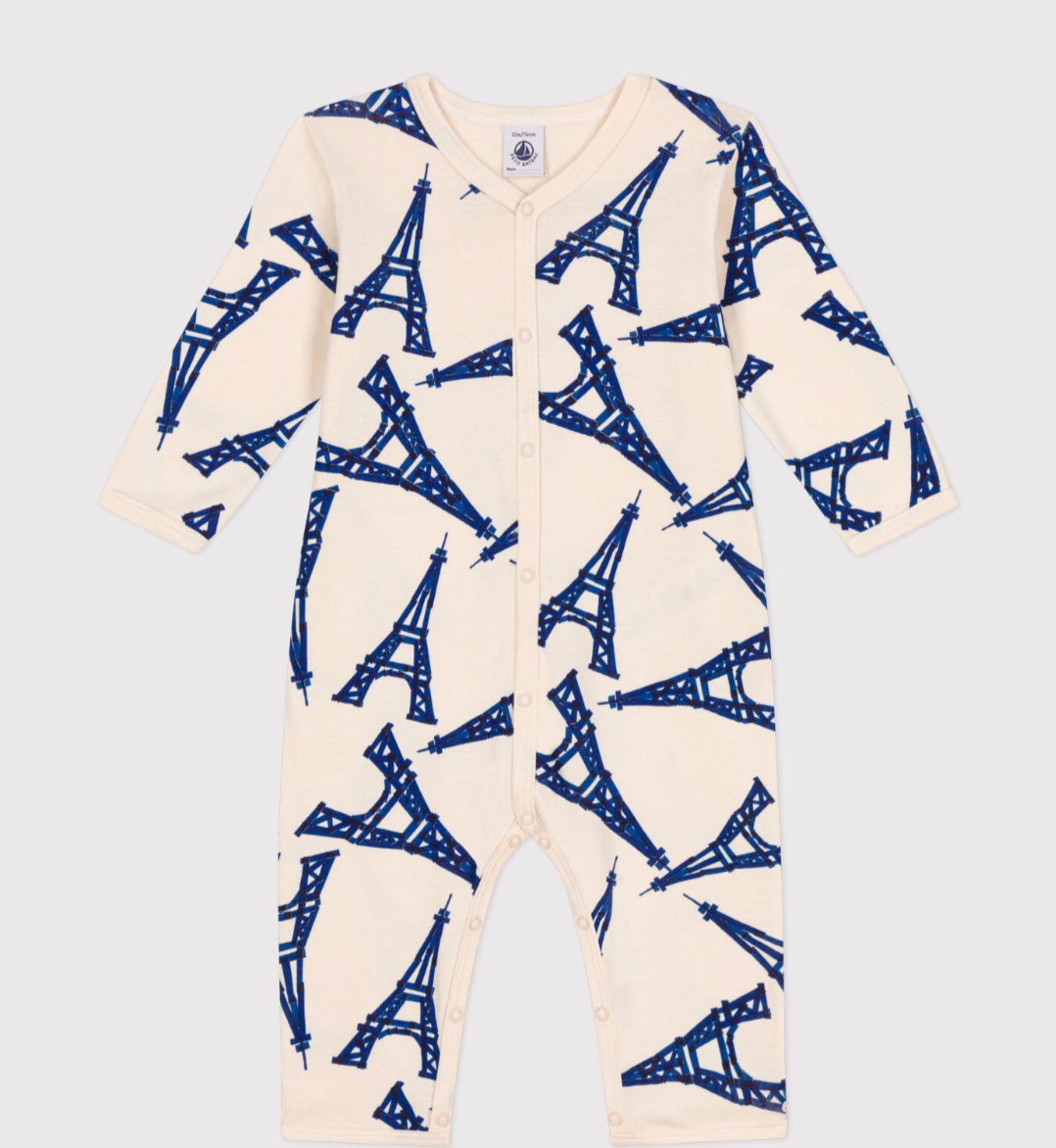 Eiffel Tower Romper - Petit Bateau FW24