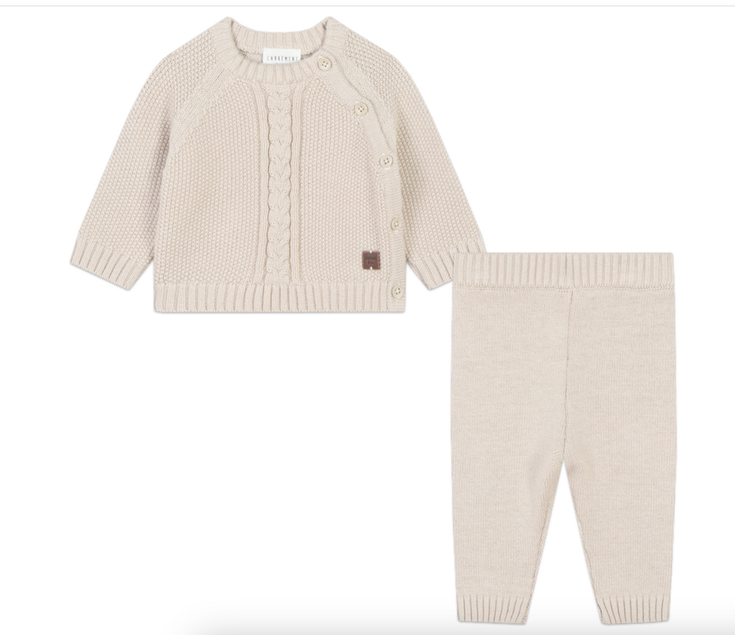 Knit Cardigan and Trouser Set - Carrement Beau FW24