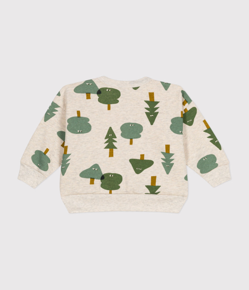 Trees Fleece Sweatshirt - Petit Bateau FW24