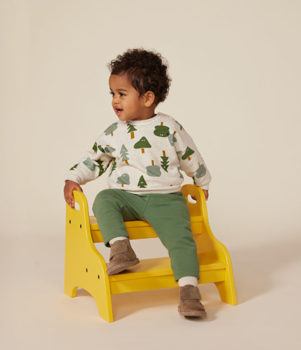 Trees Fleece Sweatshirt - Petit Bateau FW24