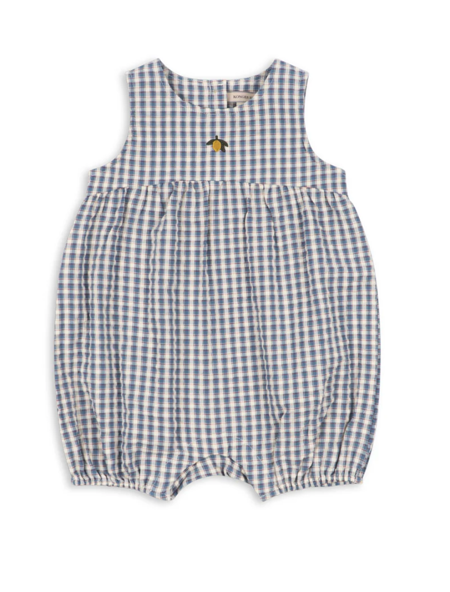Kim Checked Romper - Konges Slojd SP26
