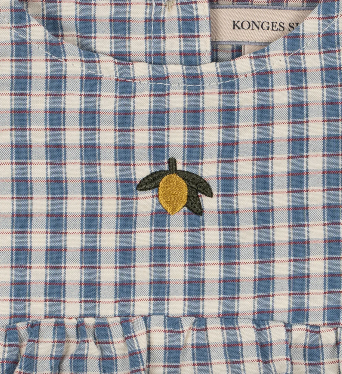 Kim Checked Romper - Konges Slojd SP26
